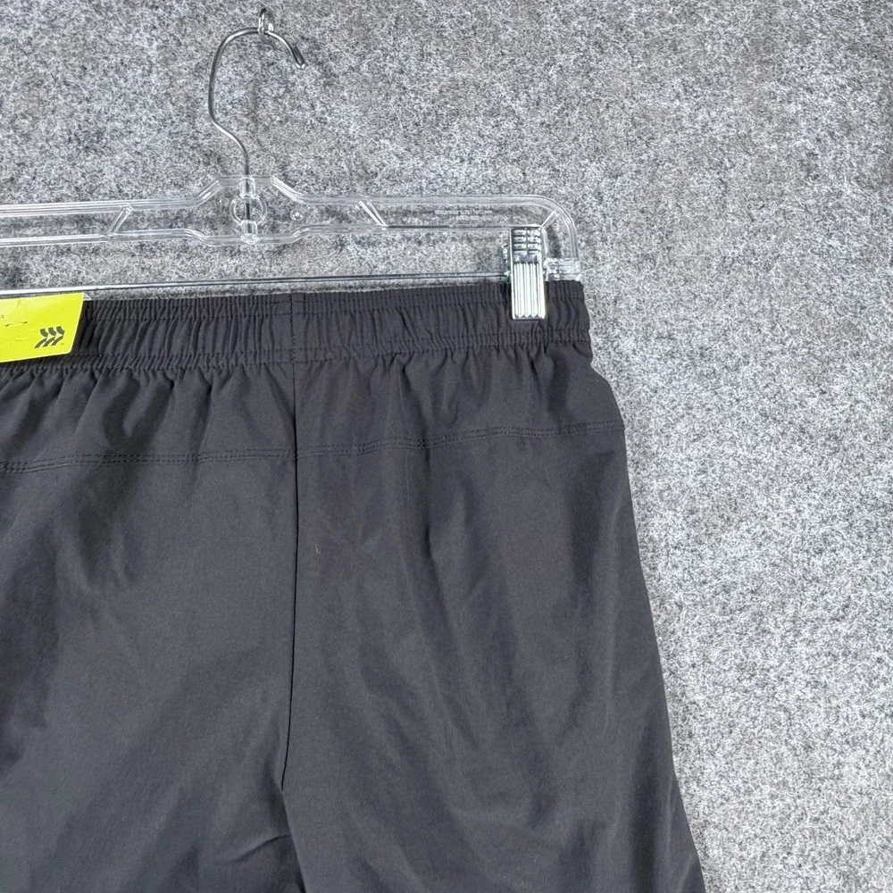 All In Motion Athletic Shorts Girls L(10/12) Black Stretch Elastic Waist Running